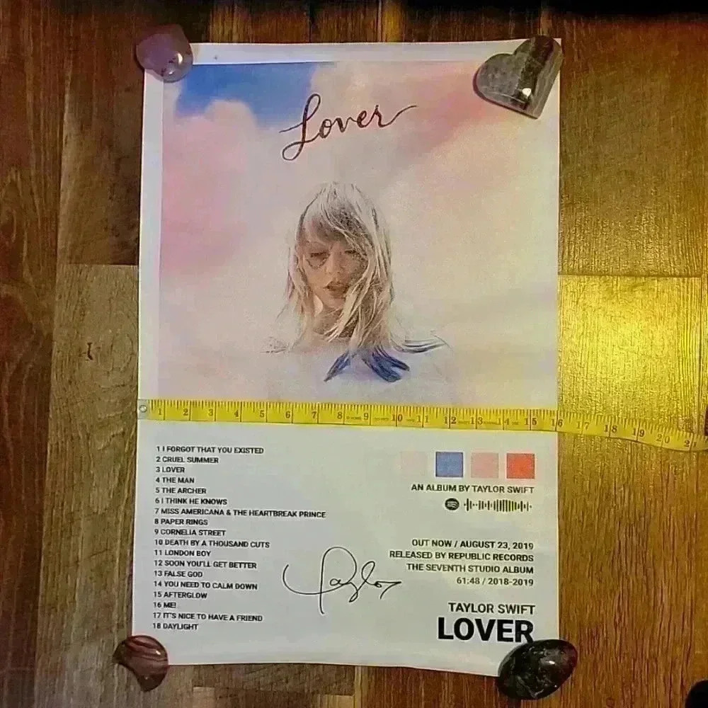 16x24 Taylor Swift's Lover Albumn Canvas Poster Unframed - Picture 5 of 5